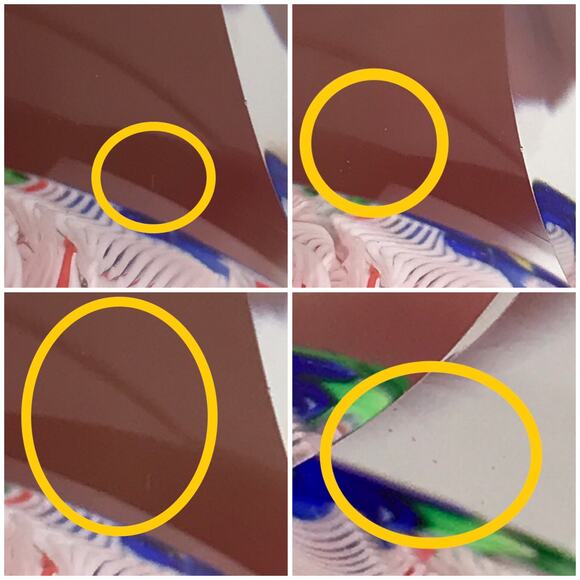 Perthshire PP47 2001 Blue Lampwork Flowers Triangular Design Lace LE Paperweight - Picture 12 of 13